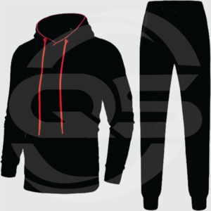 Survêtement Skinny Joggers Heavyweight avec Logo Personnalisé pour Hommes Ensemble avec Bandes Latérales pour Vêtements de Sport Fitness - Product Image 3