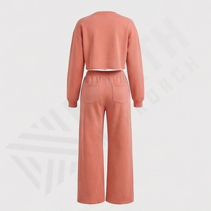 Conjunto Deportivo de Invierno para Mujer 2025, de Alta Calidad, Manga Larga, Ropa Deportiva de Gimnasio, 100% Algodón, Diseño 2 en 1 con Capucha - Product Image 2