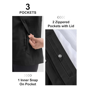 Veste coupe-vent personnalisée légère et durable avec capuche et poches, parfaite pour la course à pied, le cyclisme, la randonnée et l'entraînement - Product Image 4