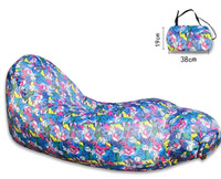 Canapé gonflable portable imperméable en gros pour l'extérieur, pour le camping et la plage, avec sacs de compression