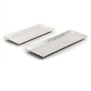 Ensemble de trois plats de service fabriqués à la main fête de mariage décoration de table restauration plateau de service de qualité Standard - Product Image 2