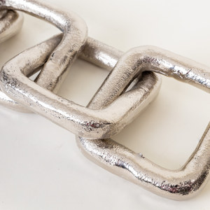 Cadena de Aluminio de Alta Calidad con Acabado en Níquel para Mesa Cuadrada, Ideal para Regalos de Inauguración, Pascua y Graduación - Product Image 4