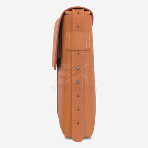 Maletín de Cuero de un Solo Color de Alta Calidad para Hombre, Bolso de Negocios para Oficina, Maletín de Cuero con Logotipo Personalizado de un Solo Tono - Product Image 6