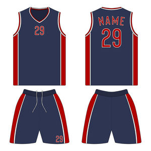 Jersey de Baloncesto Unisex Personalizado de la Mejor Calidad, Cuello en V, Transpirable, de Secado Rápido, Ligero, Uniforme de Equipo Sublimado, Impresión Bajo Demanda - Product Image 3
