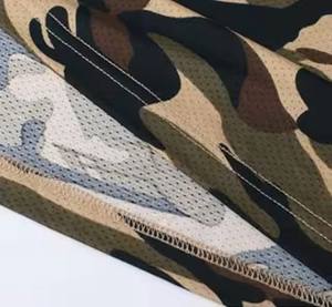 Tissu camouflage vente en gros de vêtements de haute qualité 100% coton t-shirt personnalisé chemise surdimensionnée vierge avec logo personnalisé 250 GSM t-shirt - Product Image 6