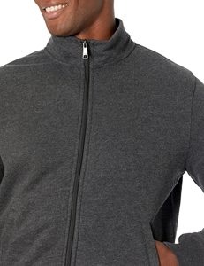 Sudadera con capucha personalizada para hombre, estilo urbano, para otoño, con cremallera completa, poliéster/algodón, transpirable, ecológica, con estampado digital a color. - Product Image 4