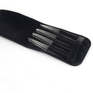 Pince à épiler pour sourcils à pointe inclinée ronde, design à pointe pointue, 4 pièces, soin des sourcils professionnel, acier inoxydable, pour hommes et femmes - Product Image 6