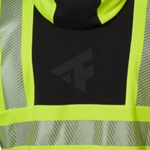 Chaqueta DE SEGURIDAD reflectante de alta visibilidad transpirable para hombre al mejor precio con cremallera para ropa de seguridad vial - Product Image 6