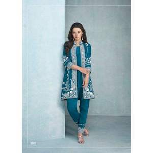 Beautiful <b>Modem</b> Design Premium Collection Most Trending Heavy Rayon Top Pant With Thread Work Online Shopping India - Product Image 1