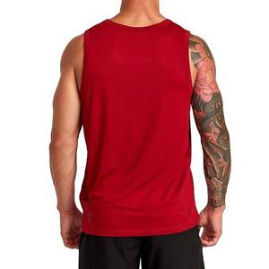 Camisetas sin mangas de talla grande para hombre, camisetas sin mangas de punto de algodón transpirable para deportes, gimnasio, Fitness, ropa de calle con logotipo personalizado OEM de Pakistán - Product Image 4