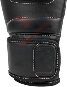 Meilleure vente noir et doré couleur confortable en cuir Pu personnalisé Logo imprimé derniers gants de boxe de combat - Product Image 5
