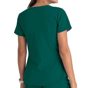 ชุดเครื่องแบบโรงพยาบาลคอตั้งแขนสั้นชุดเครื่องแบบขัด2025 - Product Image 6