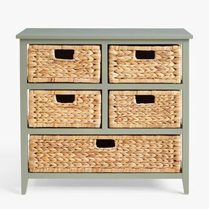 ตู้เก็บของ5ลิ้นชักตู้ไม้ไผ่เคลือบและผักตบชวาเป็นมิตรกับสิ่งแวดล้อมผลิตในเวียดนามเฟอร์นิเจอร์บ้านทนทานขายส่ง - Product Image 3