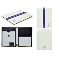 Premium 100% PU similicuir dossier Portable bureau employés portefeuille sac avec fichiers de documents sensation en cuir véritable