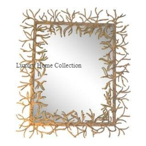 Square Shape Silver Color Metal <b>Wall</b> Hanging <b>Wall</b> Decor <b>Mirror</b> Shiny Polished Attractive Design Home and Hotel <b>Bathroom</b> <b>Mirror</b> - Product Image 6