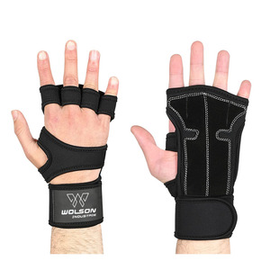 Gants de gym avec logo personnalisé unisexe vente en gros néoprène silicone nouveau design pour haltérophilie fitness accessoire de fitness unisexe élégant - Product Image 2