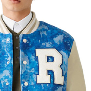 Chaquetas universitarias de satén, chaquetas de béisbol de satén personalizadas, chaquetas Bomber chaqueta de béisbol universitaria para hombres - Product Image 6