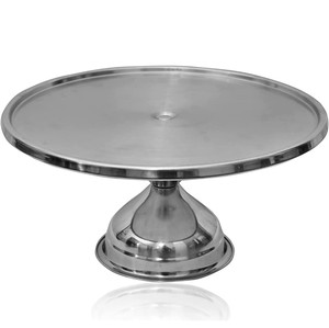 Unique Golden Metal Footed Round <b>Dessert</b> Display Marble Wedding Cake Stand - Product Image 4
