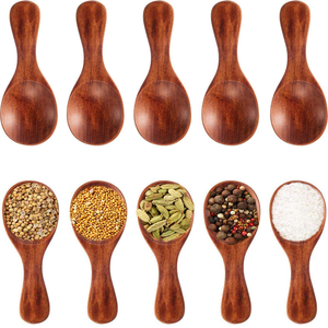 Cuillères en bois en gros avec gravure personnalisée pour les cadeaux, articles promotionnels disponibles au meilleur prix - Product Image 4