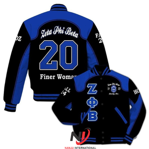 Vente en gros nouveauté blouson aviateur polaire haute qualité pour femmes ZPB Zeta Phi Phi Beta Sherpa sororité lettres grecques - Product Image 1
