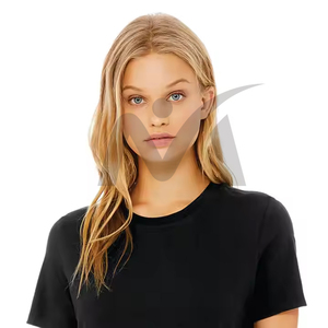 T-shirts à col rond pour femmes Tissu extensible doux de qualité supérieure Vente en gros pour l'été Portez tous les jours Sports de plein air ou utilisation à la mode - Product Image 5