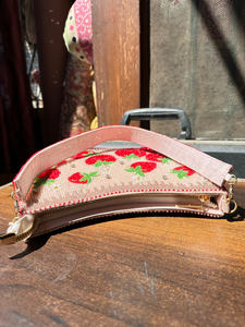 Bolso de Hombro con Cuentas de Fresa, Hecho a Mano en India, para Mujer, Bolso de Lujo para Fiesta de Noche, Bolso de Diseñador, Arte - Product Image 4