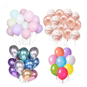 Wholesale Premium Big Helium Strong Party Balloons Thick Globos Biodegradable Matte Latex Balloons 12 inch