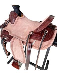 Selle Western en cuir véritable de qualité supérieure pour l'équitation et les courses de barils - Product Image 5