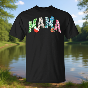 Maglietta Promozionale per la Famiglia 'Mamma del Grande Pesce' per il Primo Compleanno, Categoria Prodotti Promozionali - Product Image 3