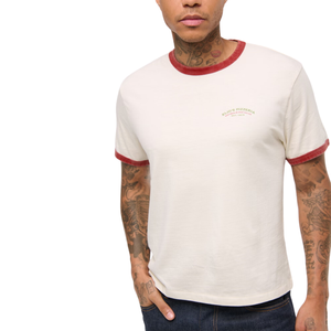 Premium 100% coton hommes T-Shirt décontracté à manches courtes tissé T-Shirt avec imprimé lavé uni teint de haute qualité - Product Image 1