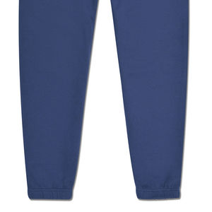 Personalizable M azul liso pantalones de chándal cómodo cintura elástica Casual poliéster algodón pantalones frente plano pantalones de los hombres - Product Image 3