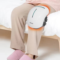 LJ Custom LOGO Kneten Vibration Elektrische Heizung Rotlicht therapie Schmerz linderung Gelenk gerät Knie massage gerät