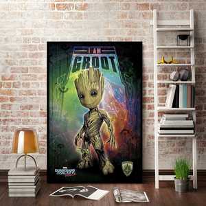 Guardianes de la Galaxia Vol. 2 Pósters de Kid Groot, Lienzo Colgante, Pancarta de Plástico, Impresión Digital, Exhibición Elegante para Fanáticos de los Cómics - Product Image 4