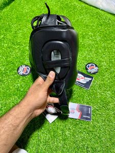 Protector de Cabeza de Boxeo de Cuero WARZONE SPORTS al por Mayor, Cierre de Gancho y Bucle, Protección Ajustable, Color Personalizado, Talla Adulto, OEM - Product Image 6