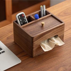 BELOW NAPKIN HOLDER BAR TISSU HOLDER Hotel Organizador de servilletas de madera Accesorio de mesa de hospitalidad Servilleta de madera Premium - Product Image 2