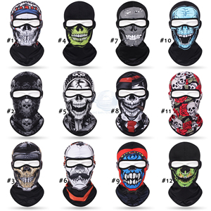 Custom Logo Outdoor Cycling Motorcycle Windproof Sports <b>Sunscreen</b> Ski Face Mask Balaclava Hat Full Face Cover - Product Image 4