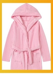 Albornoces de lana suave hechos en India para niños Estilos impresos sólidos en satén Textiles lisos para el hogar para el invierno - Product Image 5