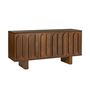 Modern Solid Wood <b>Sideboard</b> Cabinet with Multi Door Storage Minimalist Wooden Buffet Cabinet for Living Room Furniture - Product Image 3