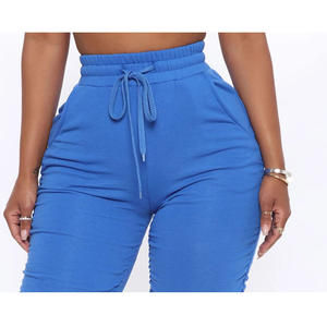 Newly Casual Customised Logo Women <b>Joggers</b> With Pockets Plain <b>Skinny</b> <b>Fit</b> Ladies Blank Trouser Cotton Fleece Plus Size <b>Jogger</b> - Product Image 4