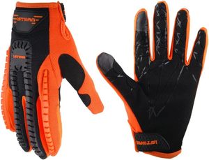 Logo personnalisé Motocross Gants VTT Respirant Léger Écran Tactile Plein Doigt Polyester Évacuation De L'humidité Sports En Plein Air - Product Image 4