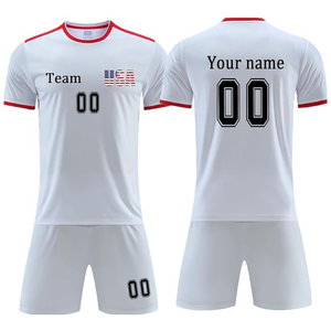 2024 maillot de football en polyester à col rond pour hommes conception personnalisée haut de sport de plein air à manches courtes fabriqué au Bangladesh nouvellement ajouté - Product Image 3