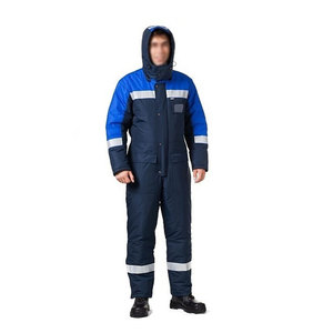 Overoles de trabajo para hombre de invierno impermeables aislados con congelador de seguridad de alta visibilidad, uniforme para sala de almacenamiento en frío-40C - Product Image 5