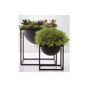 Maceta de Metal decorativa hecha a mano con soporte para plantas de interior y exterior, maceta estética Vintage para el hogar, balcón, maceta de jardín - Product Image 4