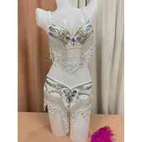 Nouveau Design Soutien-Gorge Femmes Perle Arabe Costume De Danse Du Ventre Avec Qualité D'exportation
