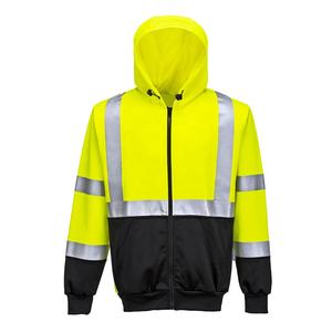 ผู้ผลิตเสื้อผ้าแบรนด์ส่วนตัว ได้รับการรับรองมาตรฐาน CE ผลิตจากโพลีเอสเตอร์ สำหรับทุกเพศ แห้งเร็ว น้ำหนักเบา สะท้อนแสง ซิปแบบ Hi-Vis - Product Image 4