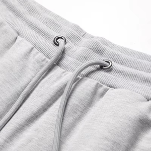 Jogging décontracté pour homme, coupe ample, taille élastique, déchiré, brodé, en molleton |   Pantalon de survêtement baggy en molleton français - Product Image 2