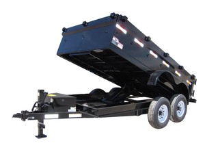 Remolque basculante de 8 toneladas de 4 ruedas de Venta caliente para granja usado adjunto con tractor/volquete hidráulico remolque de 8 toneladas - Product Image 4