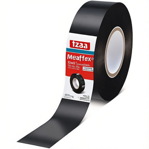Ruban isolant noir TESA Tesaflex 4163, 33 m de long, 30 mm de large, lot de 5, ruban adhésif de bureau - Product Image 3