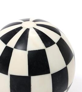 Boules décoratives en os incrusté, disponibles dans toutes les tailles et couleurs, décoration intérieure, artisanat en os, artisanat indien - Product Image 2