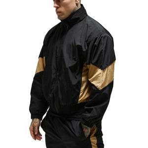 Conjunto Deportivo Cortavientos Estampado de Invierno al por Mayor, Chaqueta Ligera con Cremallera de Poliéster, Pantalones Jogger, Ropa Deportiva Transpirable para Exteriores - Product Image 4